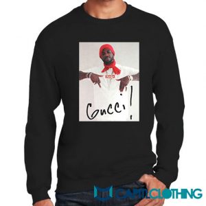 Cheap Gucci Mane X Supreme Parody Sweatshirt