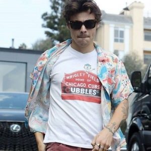 Harry Styles Wrigley Field Chicago Cubs Tee