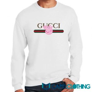Peppa Pig X Gucci Stripe Parody Sweatshirt