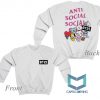 BTS BT21 X Anti Social Social Club ASSC Sweatshirt