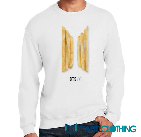 French Fries BTS McDonalds Sweatshirt