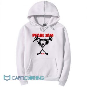 Alive Stickman Pearl Jam Hoodie