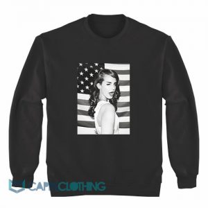 Lana Del Rey American Flag Sweatshirt