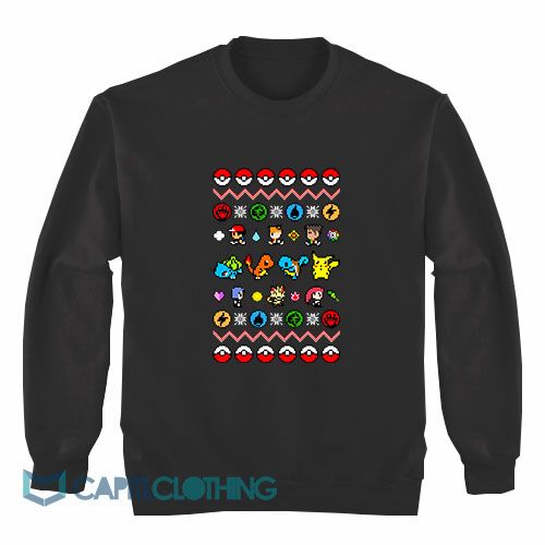 Pokemon Funny Ugly Christmas Sweatshirt