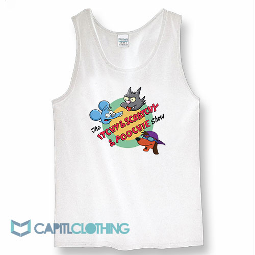 The Itchy And Scratchy And Poochie Show Tank Top