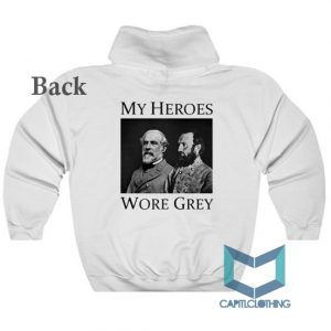Get Buy My Heroes Wore Grey Hoodie
